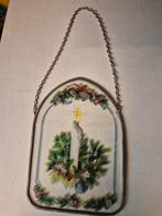 Glas in lood kerst raamhanger, Ophalen of Verzenden, Gebruikt