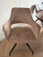 2 eetkamerstoelen beige draaibaar Zen Lifestyle, Huis en Inrichting, Stoelen, Ophalen of Verzenden, Zo goed als nieuw, Overige kleuren