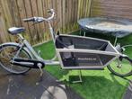 Bakfiets cargo zwart 8 versnellingen incl. slot, Fietsen en Brommers, Fietsen | Bakfietsen, Overige merken, Zo goed als nieuw