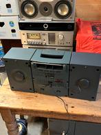 Aiwa Stereo dubbel cassettedeck set ghettoblaster, Gebruikt, Cassettedeck, Ophalen of Verzenden, Microset