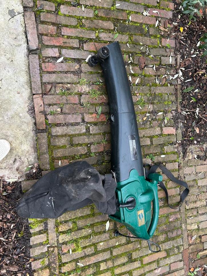 Greenway BR-2000 Bladblazer/zuiger, Tuin en Terras, Bladblazers, Gebruikt, Handgedragen, Elektrisch, Met opvangzak, Ophalen
