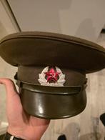 Kapitein soldaten pet. Ussr, Verzamelen, Ophalen of Verzenden, Landmacht, Nederland, Helm of Baret