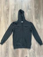 Leuke zwarte dames trui met hoodie en pof mouw maat XL, Ophalen of Verzenden, Zo goed als nieuw, Maat 46/48 (XL) of groter, Zwart