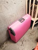 MOET NU WEG!! STEVIGE KOFFER MET CIJFERSLOT | SUITCASE PINK, Sieraden, Tassen en Uiterlijk, Koffers, Gebruikt, Hard kunststof