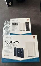 Eufy 2K HD deurbel met home base + 3x draadloos 1080p camera, Ophalen, Zo goed als nieuw