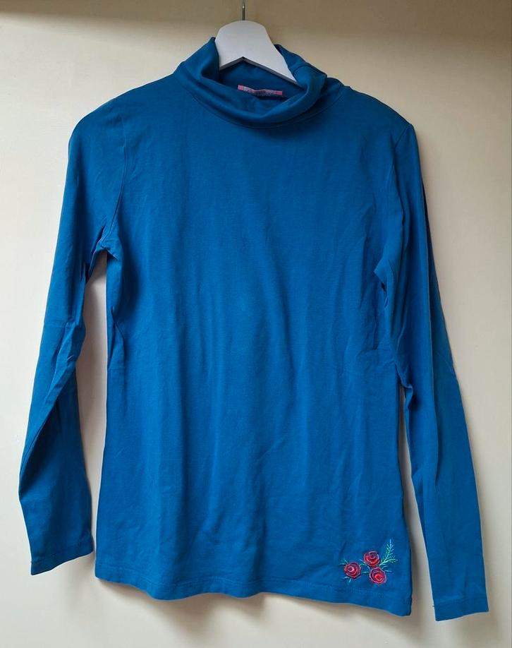 Top lange mouwen Lien en Giel maat S, Kleding | Dames, Tops, Zo goed als nieuw, Maat 36 (S), Blauw, Lange mouw, Ophalen of Verzenden