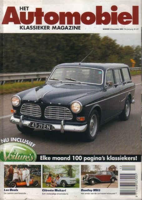 Automobiel 12 2002 : Citroen Mehari - Matra Murena - Volvo, Boeken, Auto's | Folders en Tijdschriften, Gelezen, Algemeen, Ophalen of Verzenden
