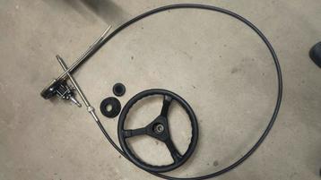 Stuurset kabel stuur compleet voor boot 290 cm 300  totaal  beschikbaar voor biedingen