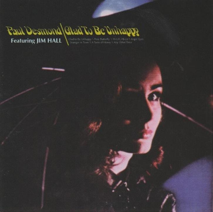 CD Paul Desmond - Glad to be unhappy, Cd's en Dvd's, Cd's | Jazz en Blues, Gebruikt, Jazz, 1960 tot 1980, Ophalen