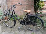 Gazelle omafiets zwart met transportrek, Fietsen en Brommers, Fietsen | Dames | Omafietsen, 56 cm of meer, Ophalen, Gebruikt, Gazelle