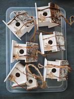 6 mini vogelhuisjes. leuk in de boom !, Ophalen of Verzenden, Nieuw