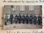 Foto - inspectie militairen (MM), Ophalen of Verzenden, Voor 1940, Zo goed als nieuw, Overige onderwerpen