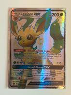Pokemon kaart: Leafeon GX, Ophalen of Verzenden, Gebruikt, Losse kaart
