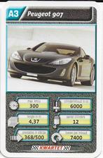 Kw4278 autokaartje a3 peugeot 907, Ophalen of Verzenden, Zo goed als nieuw, Auto's