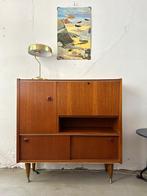 Vintage Deens design barkast, wandmeubel midcentury, Ophalen, Gebruikt, -, -