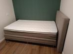 Luxe boxspring, Ophalen, Beige, 120 cm, 200 cm