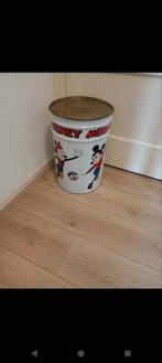 Metalen opberg trommel Disney, Ophalen of Verzenden, Mickey Mouse, Gebruikt, Overige typen