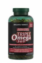 Ongeopend gesealde pot met 240 soft gels triple omega 3,6,9, Ophalen of Verzenden, Zo goed als nieuw, Poeder of Drank