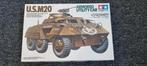 Tamiya U.S. M20 Armored Car 1:35 + Aber set, Hobby en Vrije tijd, Modelbouw | Auto's en Voertuigen, Ophalen of Verzenden