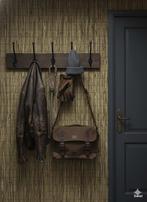 14287 bamboe look vintage behang naturel bruintinten swiet  , Ophalen of Verzenden, Bruin