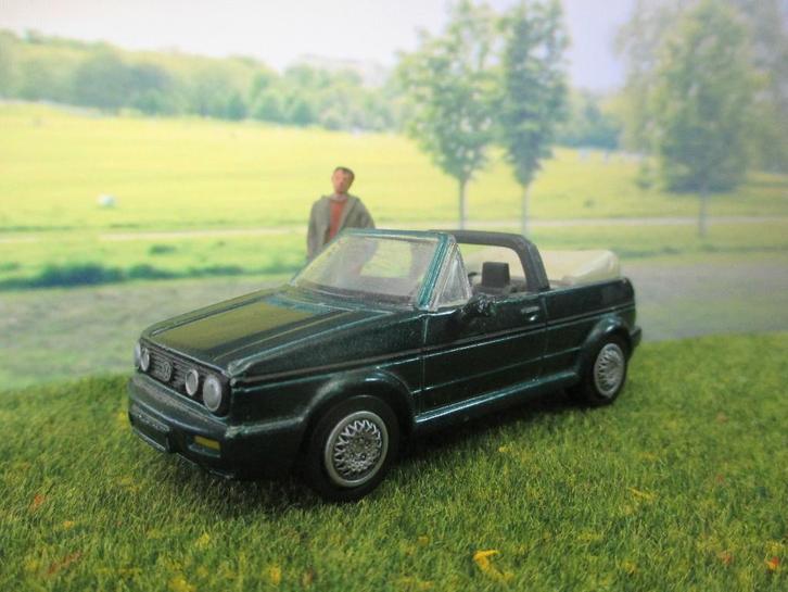 1/43 Volkswagen Golf 1 Cabriolet 1990 Facelift - creme kap 1, Hobby en Vrije tijd, Modelauto's | 1:43, Gebruikt, Auto, Overige merken