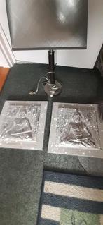 2 leuke schilderijtjes zilver kleurig, Minder dan 50 cm, Metaal of Aluminium, Nieuw, Ophalen of Verzenden