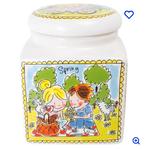 Blond Amsterdam Snoeppot - Even Bijkletsen, Porselein of Keramiek, Schaal, Rond, Nieuw