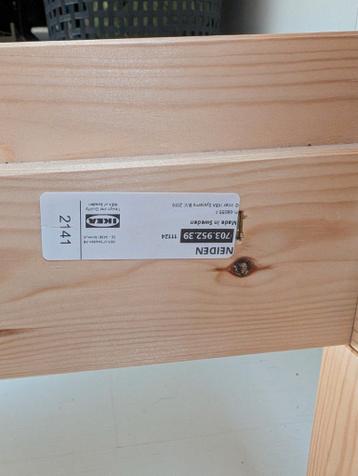 Ikea Neiden 140x200 met Matras - afbeelding 6