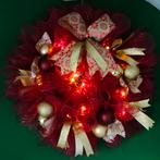 Mooie Kerstkrans met Verlichting, Huis en Inrichting, Woonaccessoires | Kransen, Ophalen of Verzenden