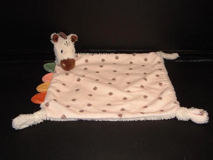 DREAMBEE PAARD EZEL FLO KNUFFELDOEKJE ZACHTE BADSTOF, Kinderen en Baby's, Speelgoed | Knuffels en Pluche, Nieuw, Overige typen