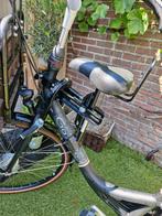 Zadel op stang, voorzitje, Fietsen en Brommers, Fietsaccessoires | Fietsstoeltjes, Ophalen, Gebruikt, Voorzitje, Voetsteuntjes
