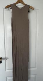 H&M hemd jurk midi beige maat S nieuw, H&M, Beige, Nieuw, Ophalen of Verzenden