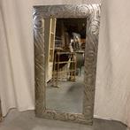 Spiegel – houten lijst – zilver - 150 x 80 cm - TTM Wonen, Nieuw, Info@ttmwonen.nl, 75 tot 100 cm, 150 tot 200 cm