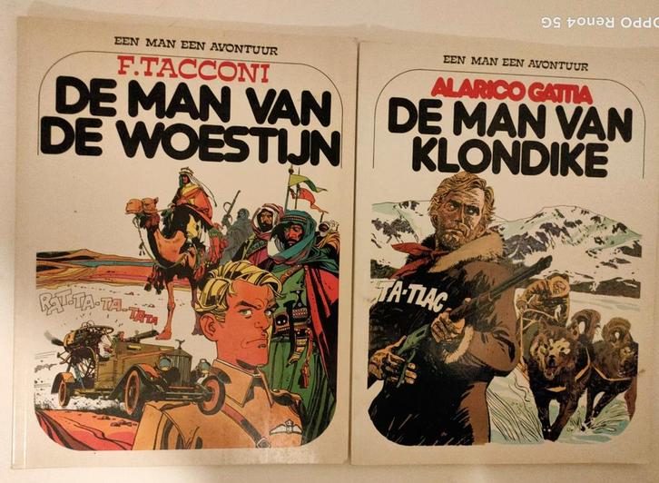 Een man een avontuur 1e editie's 1976 mint staat €4 ps, Boeken, Stripboeken, Zo goed als nieuw, Meerdere stripboeken, Ophalen of Verzenden