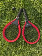 Strandtennisrackets met Dunlop bal, Sport en Fitness, Tennis, Ophalen of Verzenden, Zo goed als nieuw, Racket, Overige merken