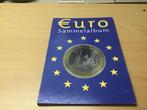 12 eurolanden met munt in een boek, Postzegels en Munten, Munten | Europa | Euromunten, Setje, Ophalen