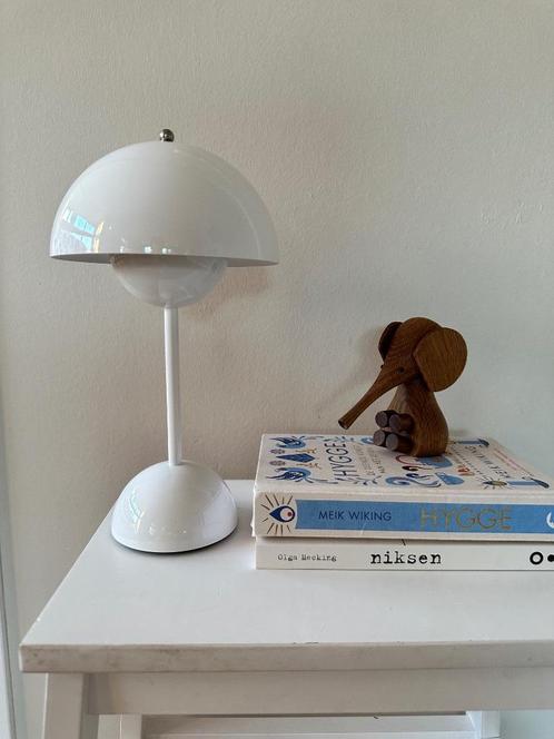 Flowerpot - Wit - Mushroom Lamp - VP9, Huis en Inrichting, Lampen | Tafellampen, Nieuw, Minder dan 50 cm, Ophalen of Verzenden