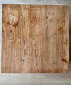 Teak houten salontafel 80x80, Ophalen, Gebruikt, 100 tot 150 cm, 50 tot 100 cm