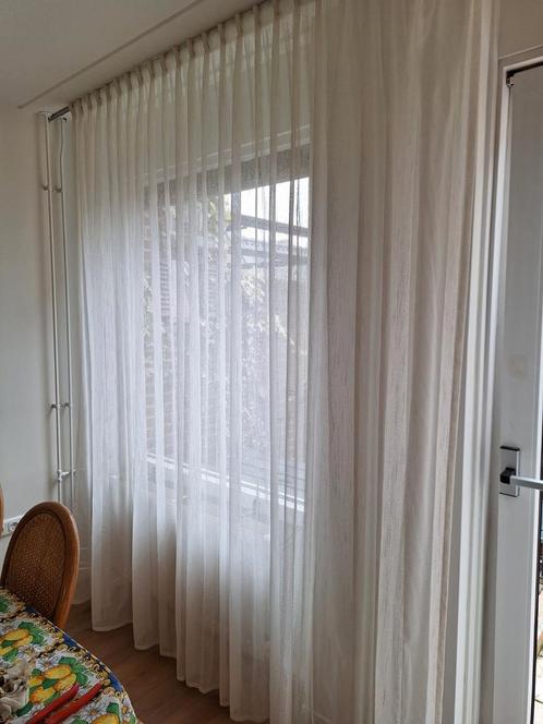 Ivory gordijnen 180x250 - nette staat, Huis en Inrichting, Stoffering | Gordijnen en Lamellen, Gebruikt, 200 cm of meer, 150 tot 200 cm