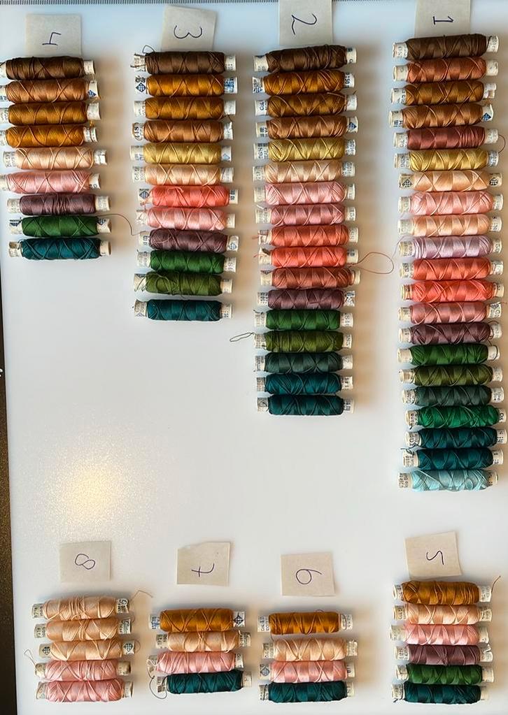 Guterman setjes echte 100% zijde, Hobby en Vrije tijd, Borduren en Borduurmachines, Nieuw, Borduurgaren of Zijde, Ophalen of Verzenden