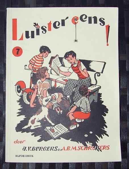 6 schoolboekjes uit de 50er jaren, Boeken, Kinderboeken | Jeugd | onder 10 jaar, Fictie algemeen, Ophalen of Verzenden, Zo goed als nieuw