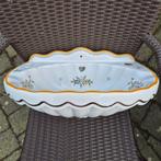 Gedecoreerd Frans fonteintje, schelpvorm, met hartje, Ophalen of Verzenden, Zo goed als nieuw