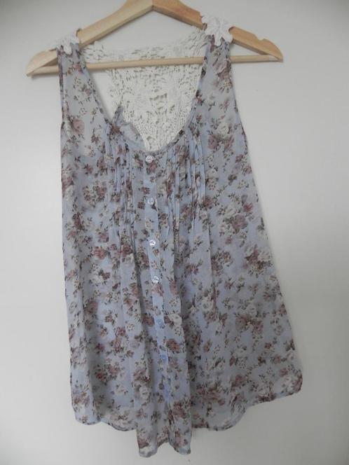 Seduction mouwloze top gebloemd, Kleding | Dames, Tops, Zo goed als nieuw, Zonder mouw, Ophalen
