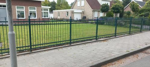 Prachtig smeedijzeren hekwerk 28m ~ met zware poort, Tuin en Terras, Tuinhekken en Hekwerk, Sierhekwerk, IJzer, Ophalen