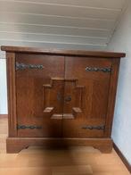 Eiken kastje met deuren, Huis en Inrichting, Kasten | Kledingkasten, Ophalen, Minder dan 50 cm, Gebruikt, Minder dan 100 cm