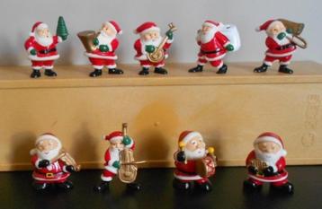 9x Muziek - Kerstmannetjes = Onken = In 1 koop te koop  beschikbaar voor biedingen