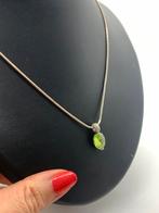 V128 Prachtige zilveren Fossil ketting met hanger, Sieraden, Tassen en Uiterlijk, Kettingen, Met hanger, Ophalen of Verzenden