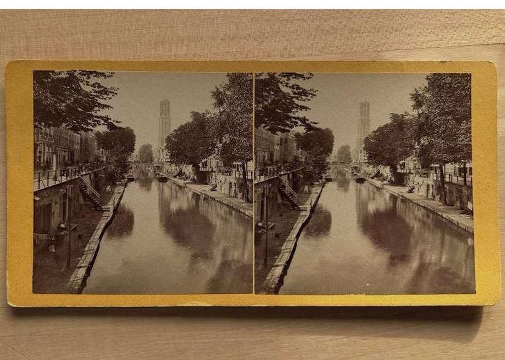 Stereokaarten gezocht van sterrenwacht Utrecht, Antiek en Kunst, Kunst | Schilderijen | Abstract, Ophalen of Verzenden
