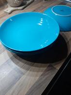 4 diepe borden blauw ikea, Huis en Inrichting, Keuken | Servies, Ophalen of Verzenden, Zo goed als nieuw, Overige stijlen, Bord(en)
