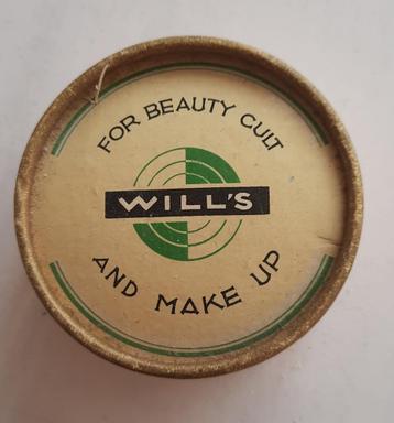will's face powder - 60er jaren - kartonnen doosje beschikbaar voor biedingen